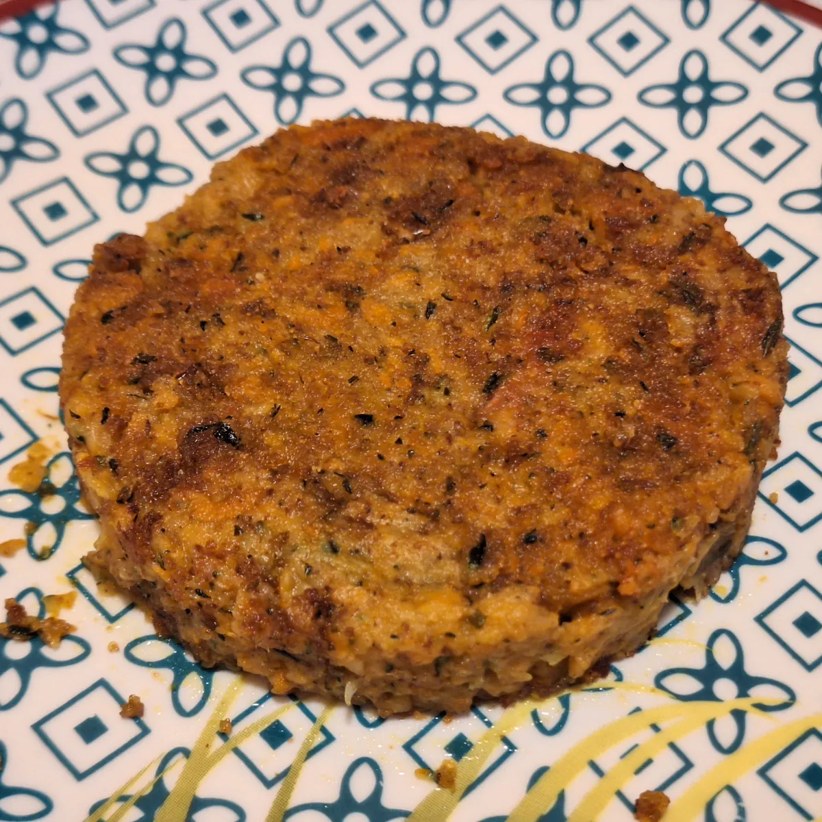 Burger di verdure (carote zucchine patate) allo stampo